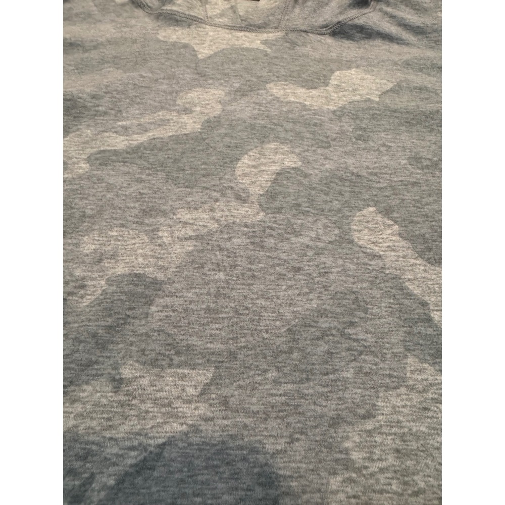 Yogalicious Gray Camo Cropped Hoodie Lightweight Athleisure Women's Medium NWOT - Picture 3 of 5